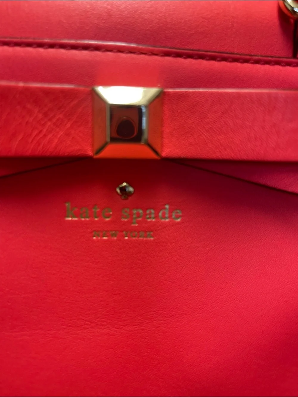 kate spade Red Bow Satchel with Detachable Strap